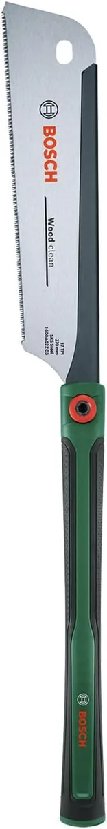 Пила для дерева Bosch Dozuki, 270 мм, 17 TPI, з пластиковою ручкою.
