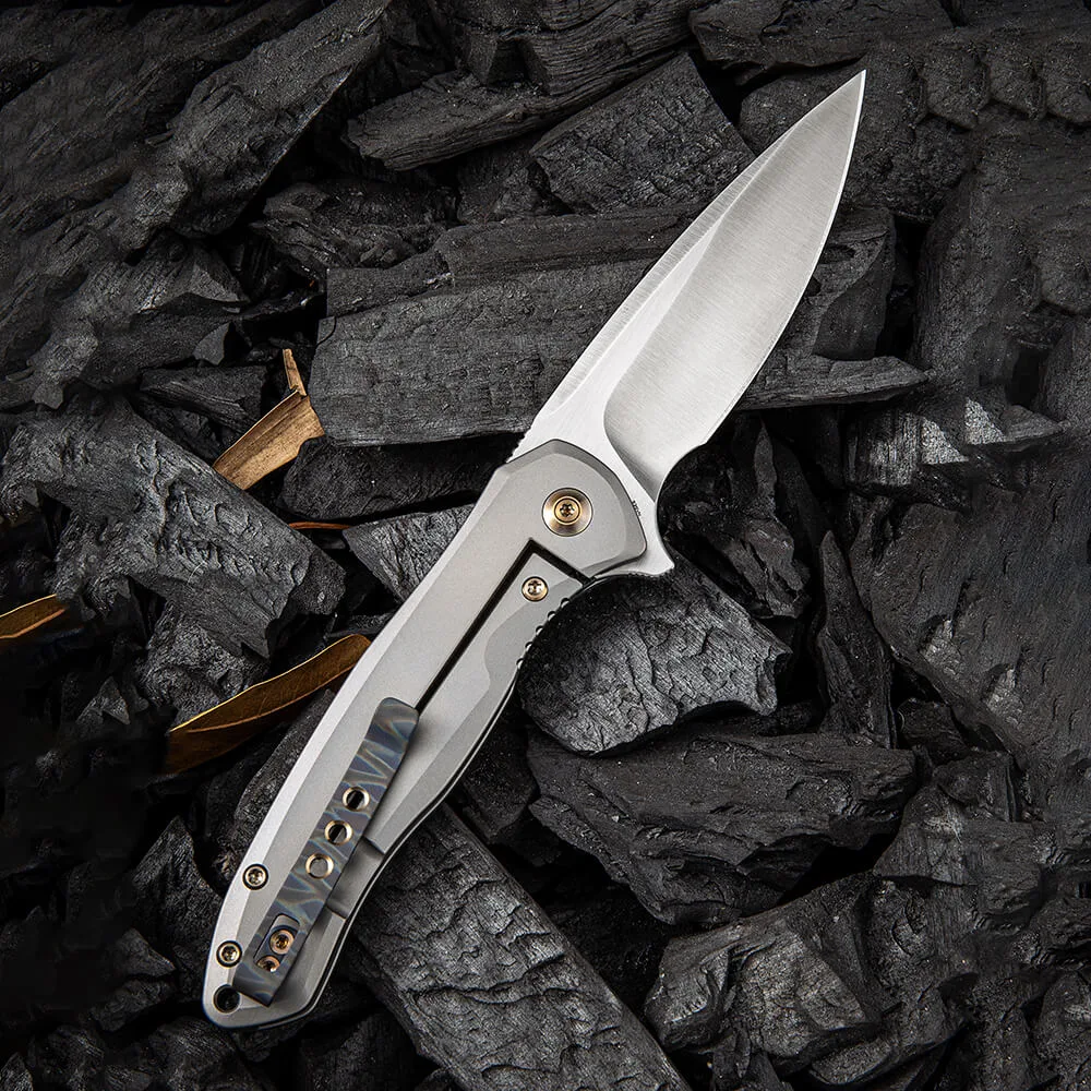 Складаний ніж Weknife титан 18,9 см сірий 8,2 см CPM S35VN