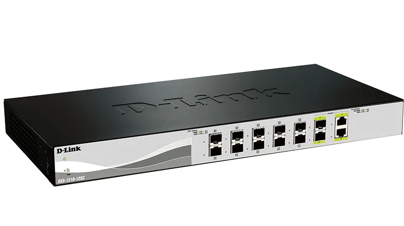 Коммутатор D-Link DXS-1210-12SC 10xSFP+, 2x10GE/SFP+, L3