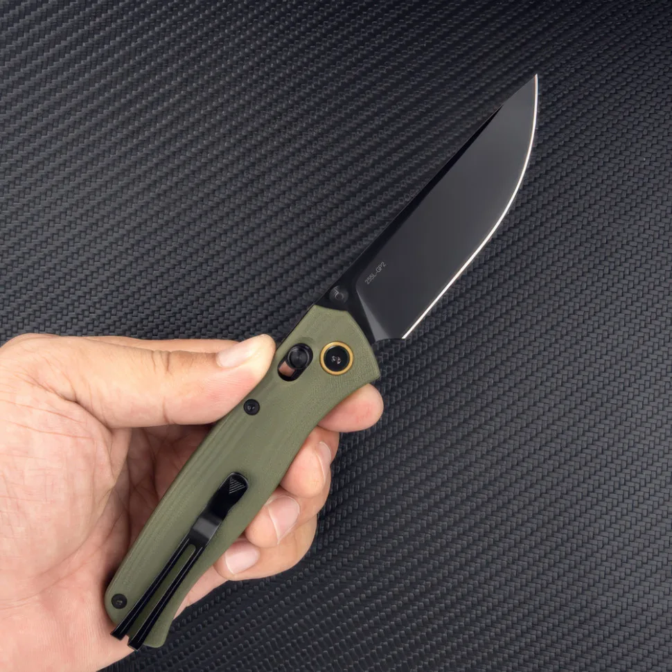 Ніж складаний SRM 82 мм 10Cr15CoMoV G10 зелений