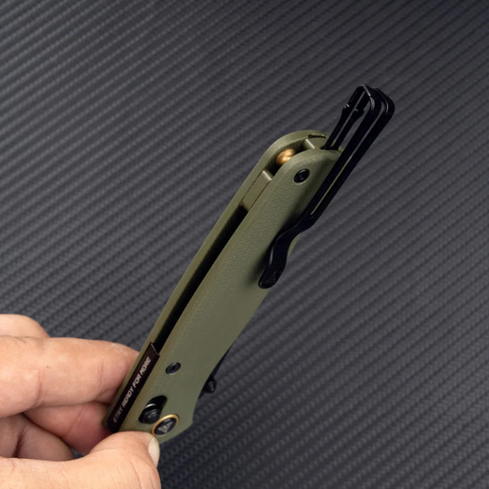 Ніж складаний SRM 82 мм 10Cr15CoMoV G10 зелений