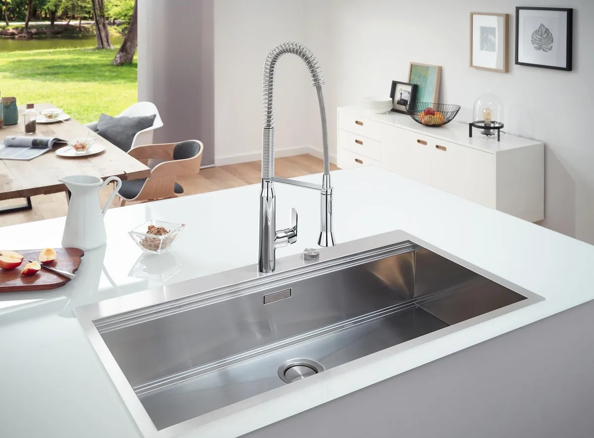 Мийка кухонна Grohe нержавіюча сталь 1024х560 мм 1 чаша
