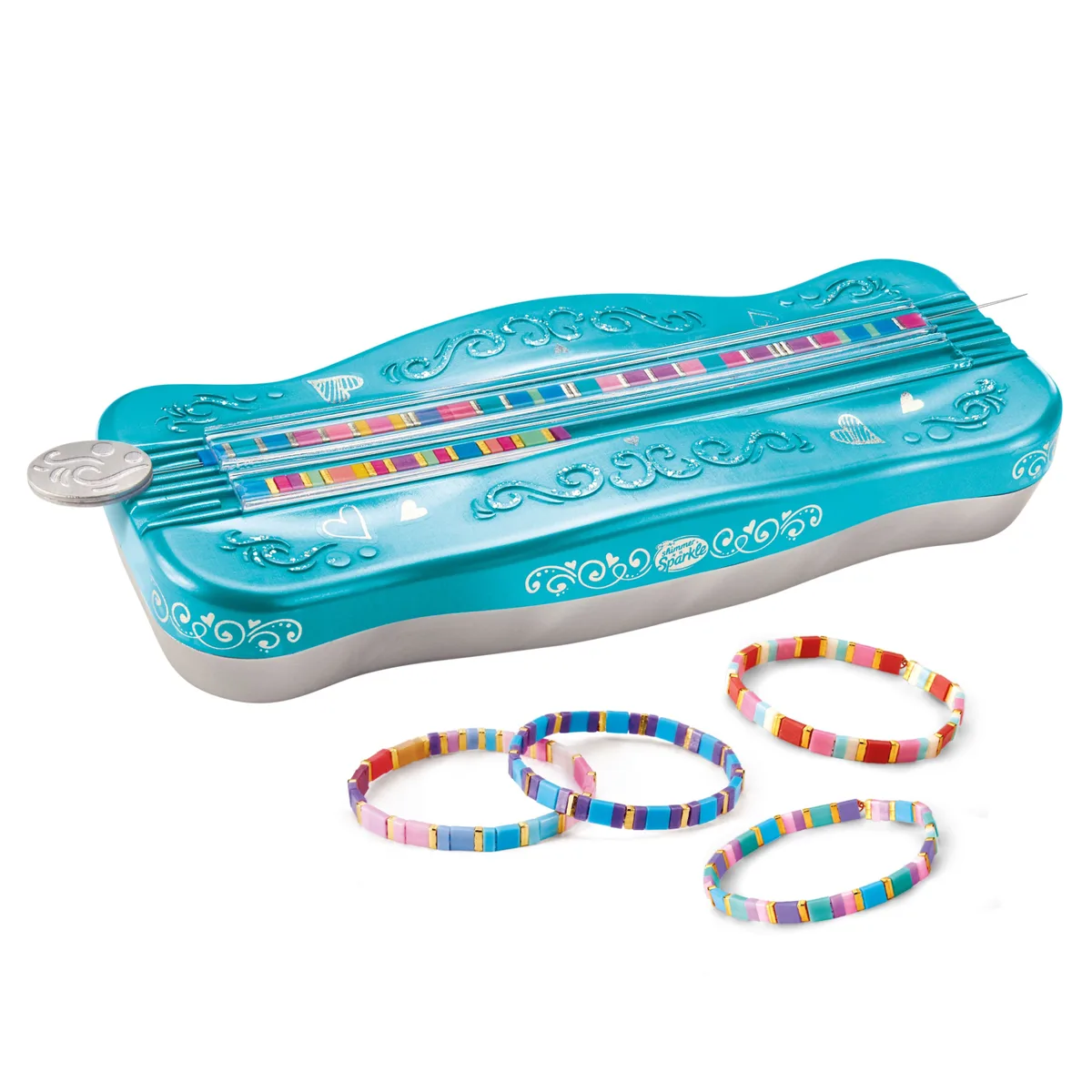 Набір для виготовлення браслетів Cra-Z-Art Tila Bead 8+ різнокольорові намистини
