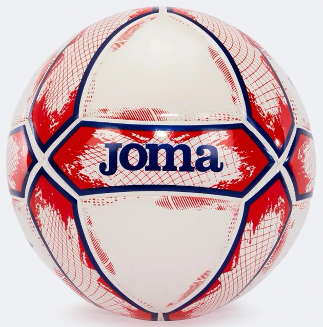 М'яч футзальний Joma поліуретан розмір 4 біло-червоний