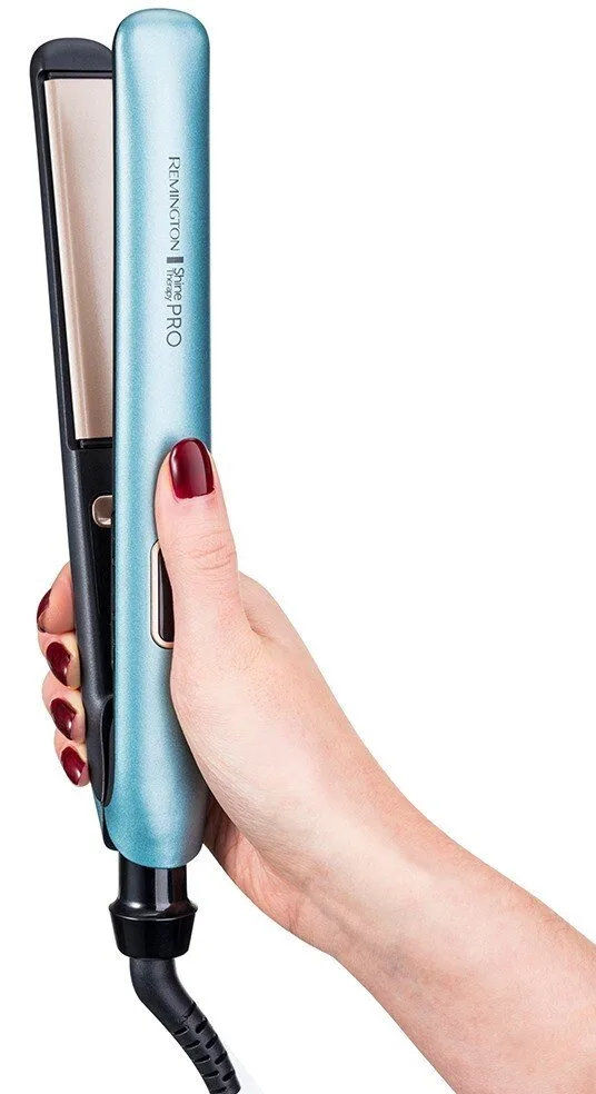 Випрямляч волосся Remington Shine Therapy PRO, 54 Вт, 9 температурних режимів, 150-230°C, цифровий дисплей, іонізація, керамічне п