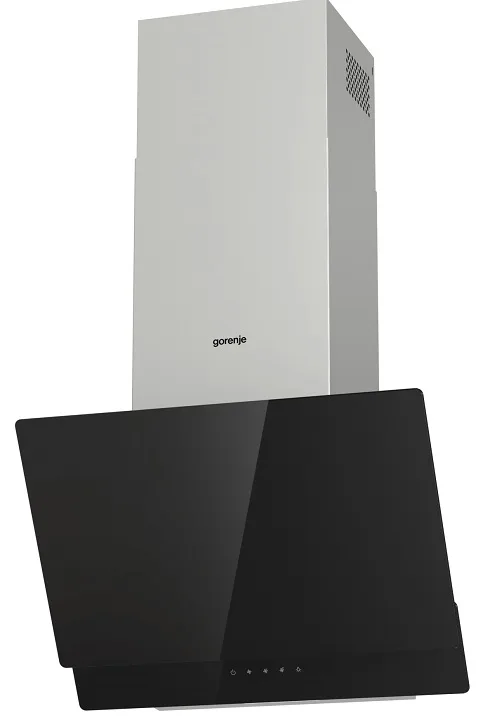 Витяжка Gorenje похила настінна нержавіюча сталь 60 см срібляста 608 куб.м/год