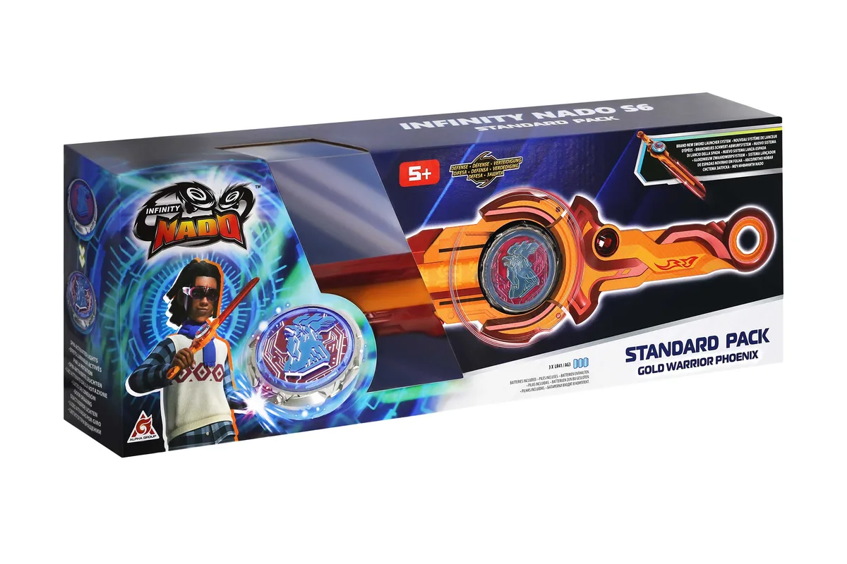 Дзиґа Infinity Nado VI Standard Pack Золотий Воїн Фенікс (Gold Warrior Phoenix)