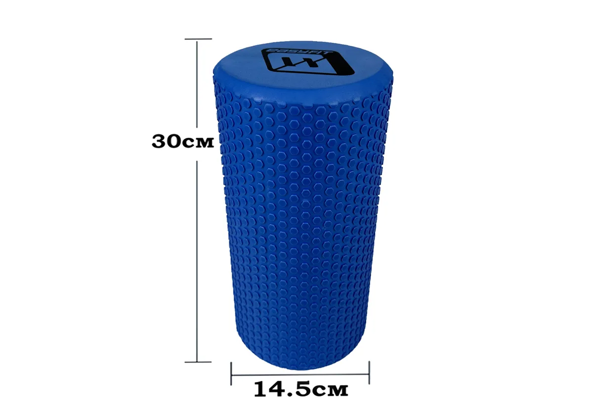 EasyFit Foam Roller EVA 30 см Синій
