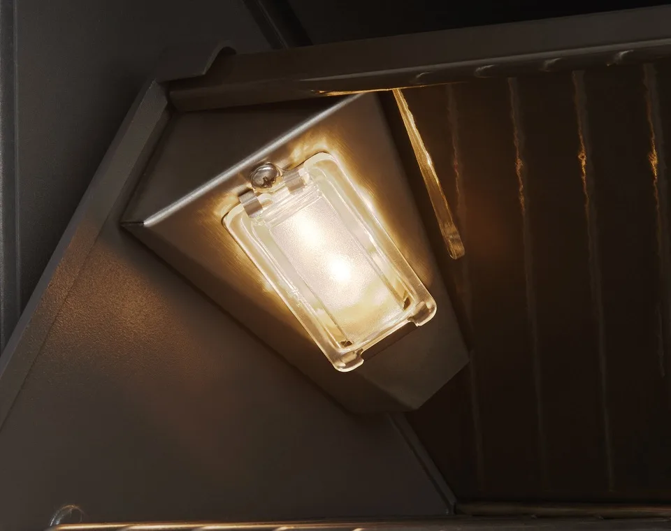 Газовий гриль Napoleon нержавіюча сталь 239х130х64 см сріблястий 7 пальників