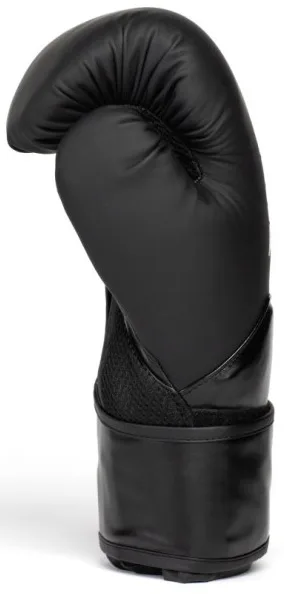 Боксерські рукавиці Everlast 10 унцій чорні золоті з нітрил-бутадієн-каучуку