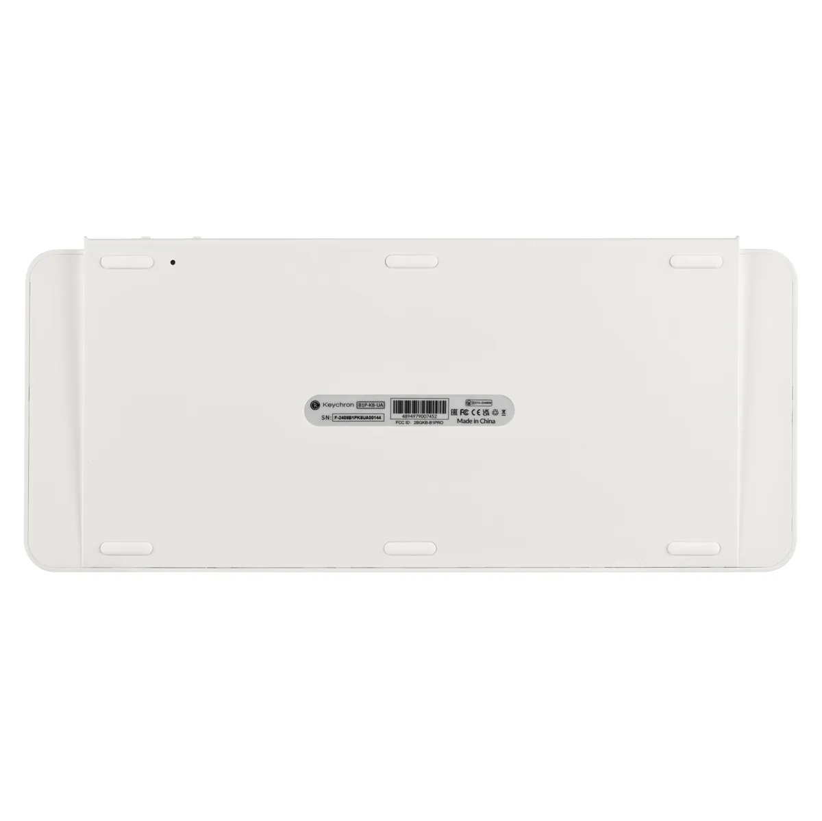 Клавіатура мембрана Keychron B1 Pro, USB/WL/BT, ivory white