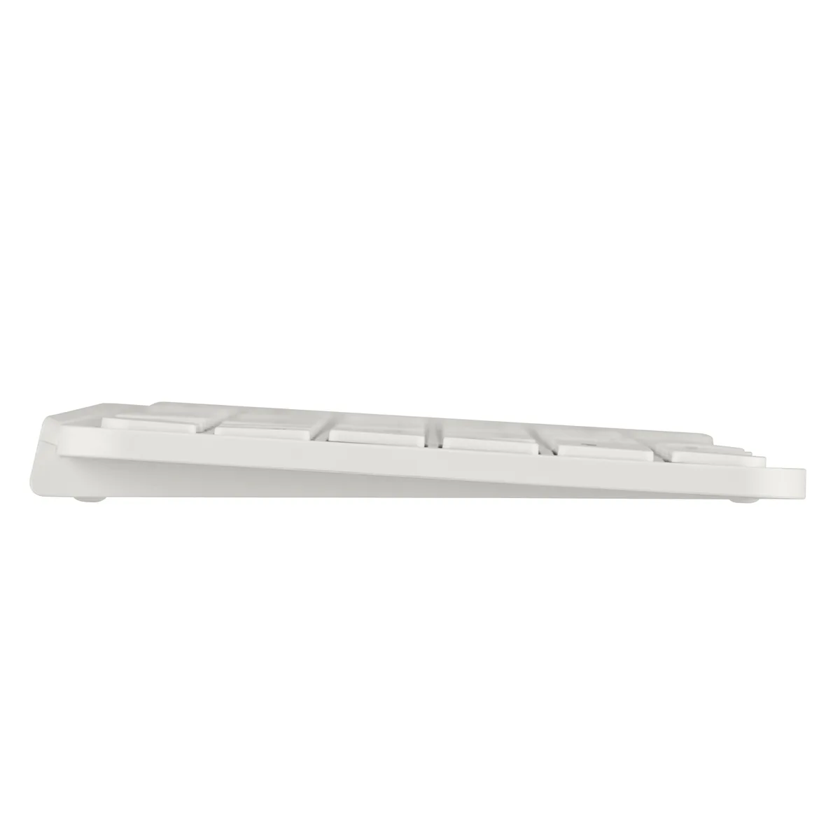 Клавіатура мембрана Keychron B1 Pro, USB/WL/BT, ivory white