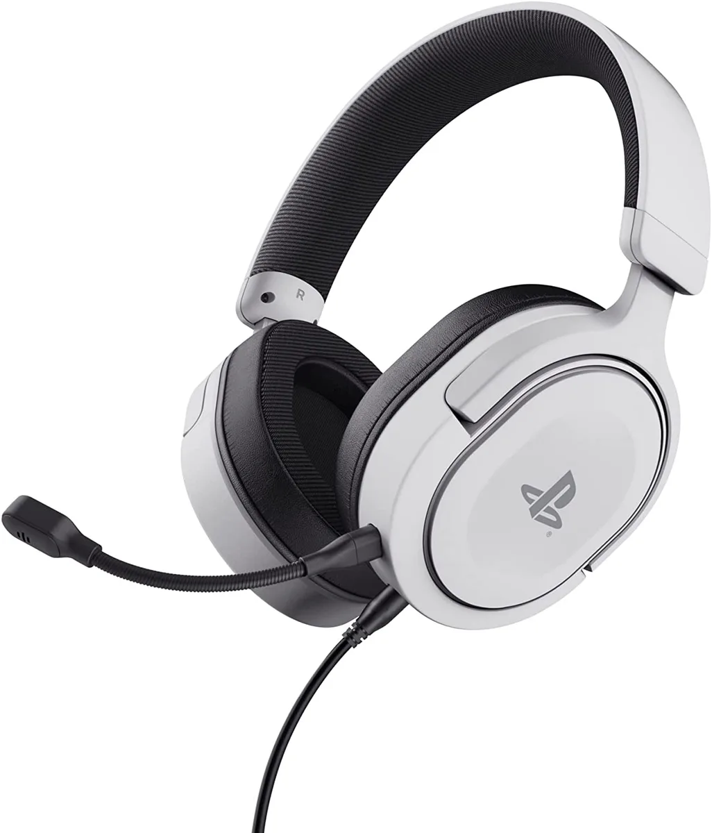 Гарнитура Trust GXT 498 Forta для PS5, 3.5мм, белая