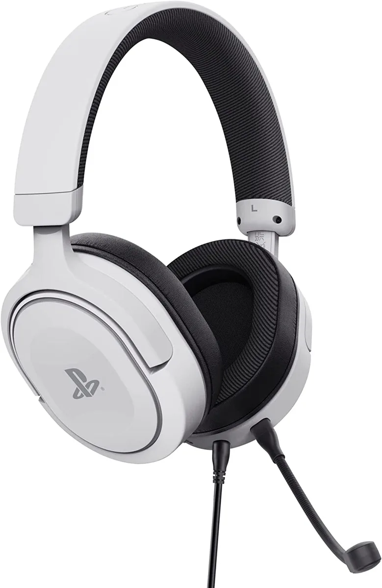 Гарнитура Trust GXT 498 Forta для PS5, 3.5мм, белая