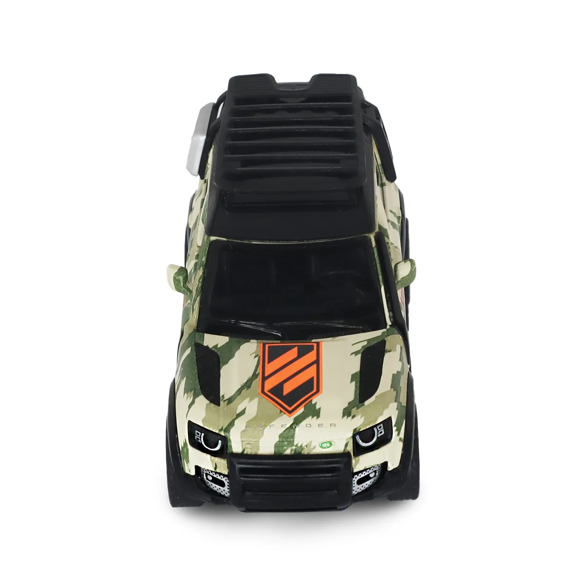 Автомодель TechnoDrive металл 1:43 Шевроны Героев Land Rover Defender 110 3 ОШБр