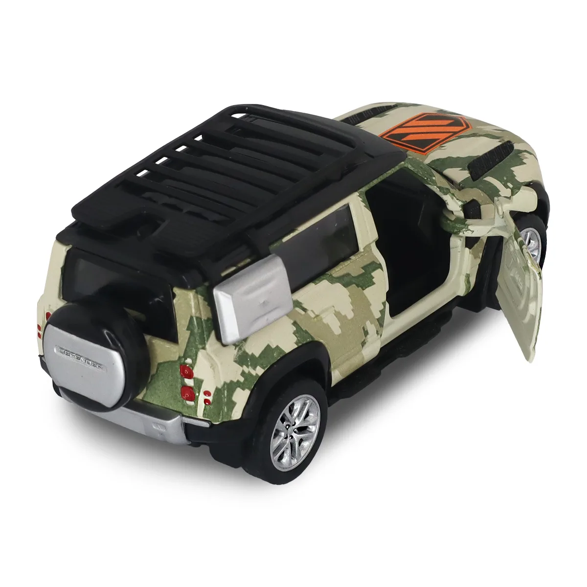 Автомодель TechnoDrive металл 1:43 Шевроны Героев Land Rover Defender 110 3 ОШБр