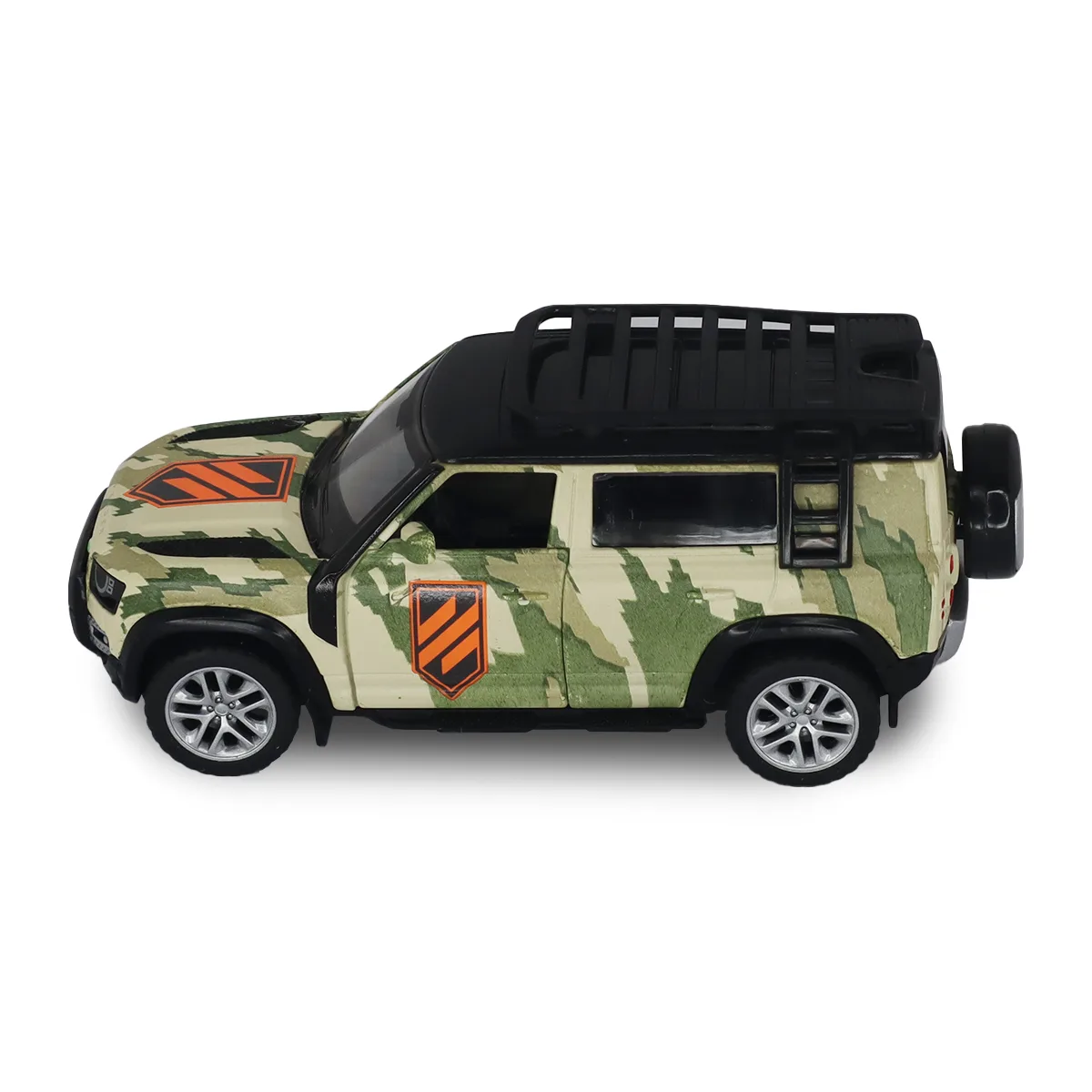 Автомодель TechnoDrive металл 1:43 Шевроны Героев Land Rover Defender 110 3 ОШБр