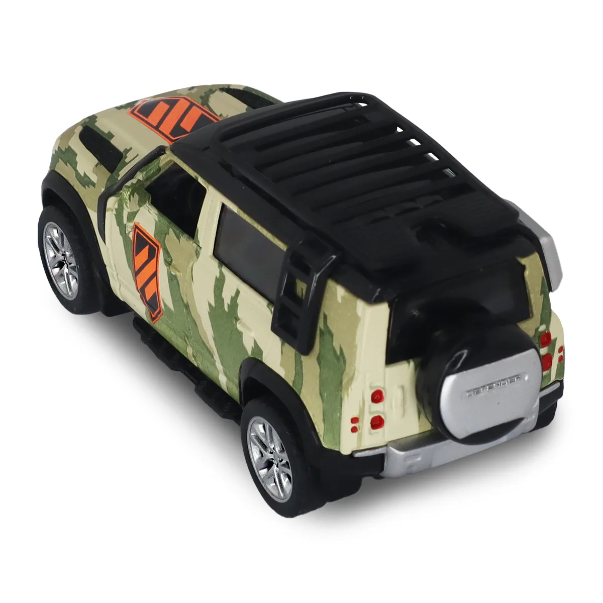 Автомодель TechnoDrive металл 1:43 Шевроны Героев Land Rover Defender 110 3 ОШБр