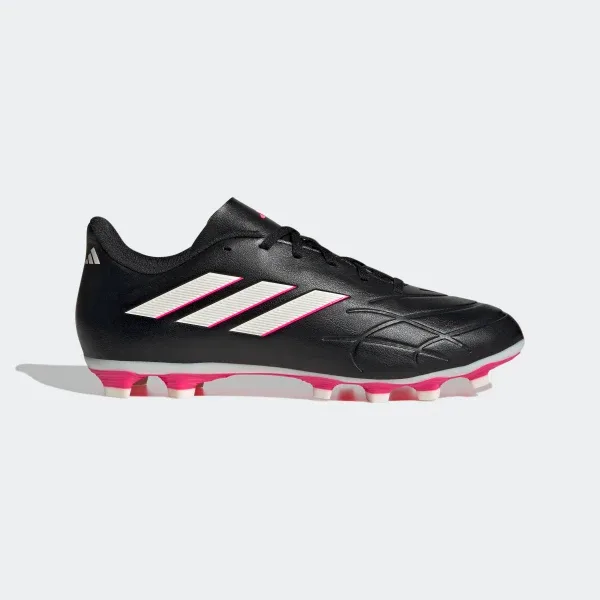 Футбольные бутсы Adidas синтетическая кожа 42 черные с розовым