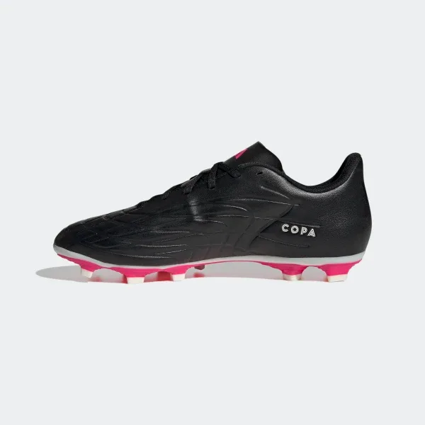 Футбольные бутсы Adidas синтетическая кожа 42 черные с розовым