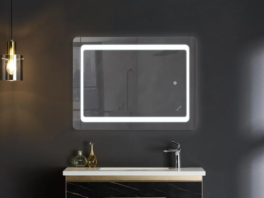 Дзеркало настінне LED Mixxus TWEE MR09 50x80 см безмідне скло з регулятором яскравості і підігрівом