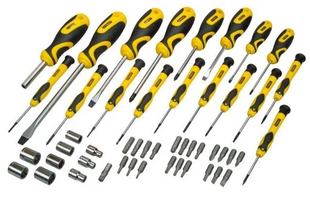 Викрутки Stanley хромованадієва сталь 49 шт 21 біт SL PH Torx 9 головок