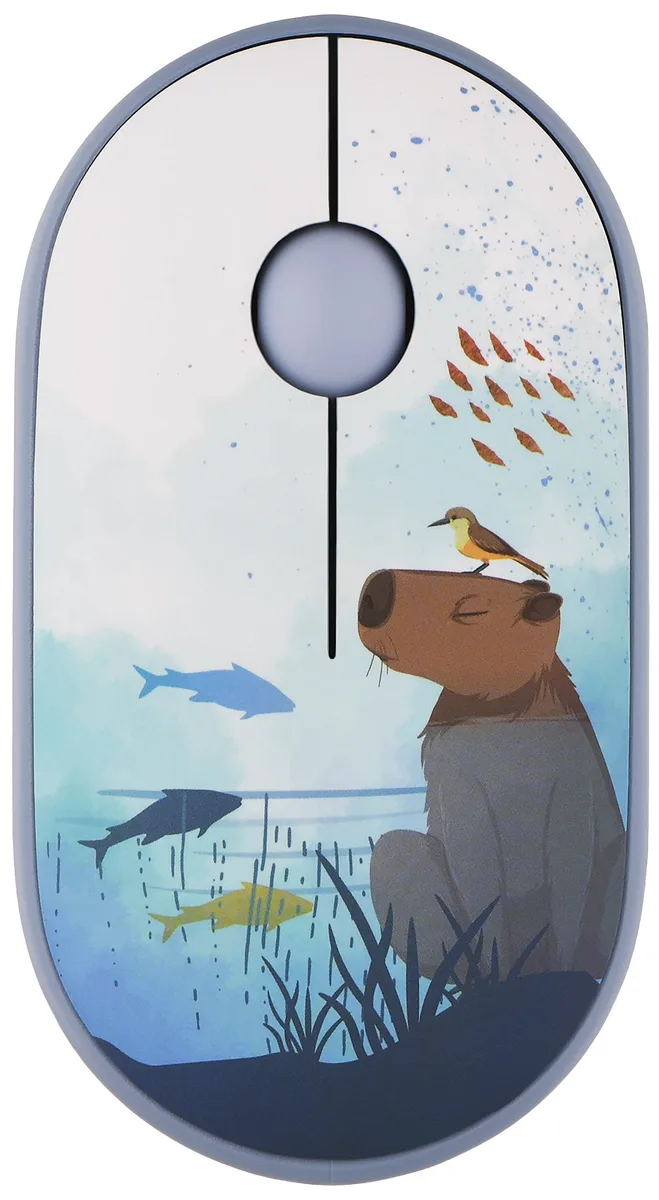 Миша 2E MF300 CAPYBARA:SWIM Silent WL BT, синій