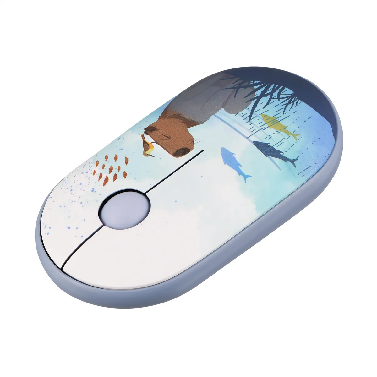 Миша 2E MF300 CAPYBARA:SWIM Silent WL BT, синій