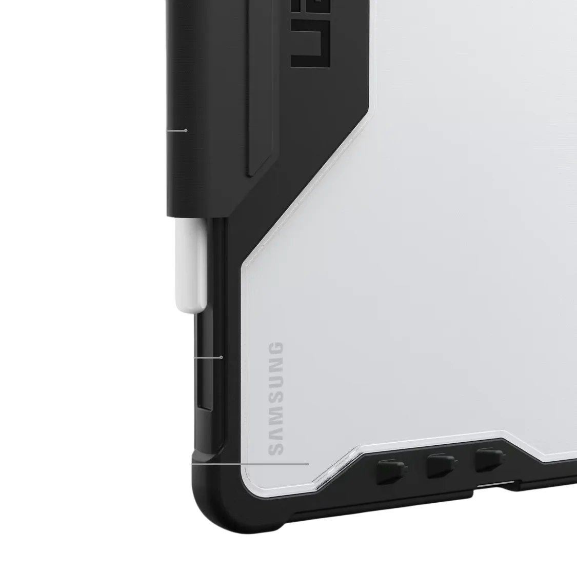 Чохол UAG для Samsung Galaxy Tab S11, Plyo LT, Black/Ice