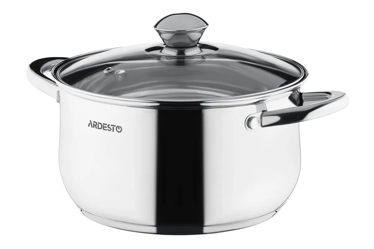 Набір кухонного посуду ARDESTO Gemini Gourmet Varese, 6 одиниць, з нержавіючої сталі.
