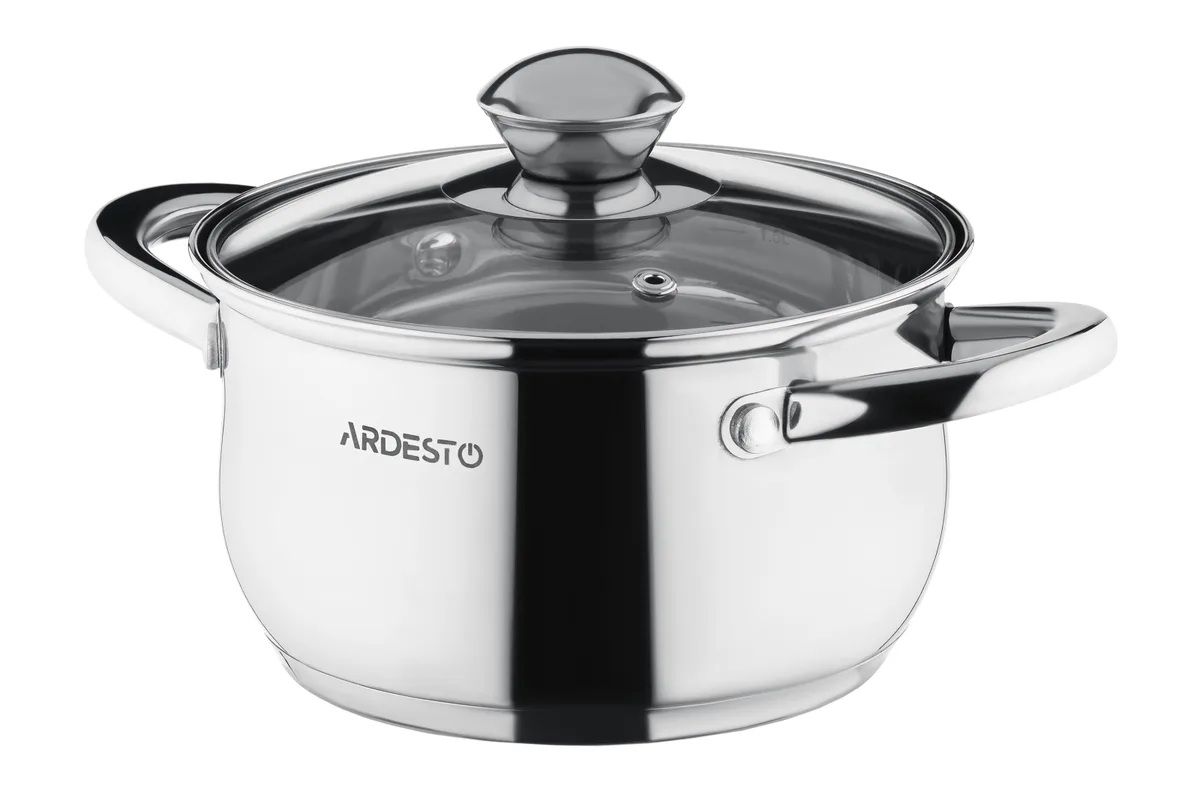 Набір кухонного посуду ARDESTO Gemini Gourmet Varese, 6 одиниць, з нержавіючої сталі.