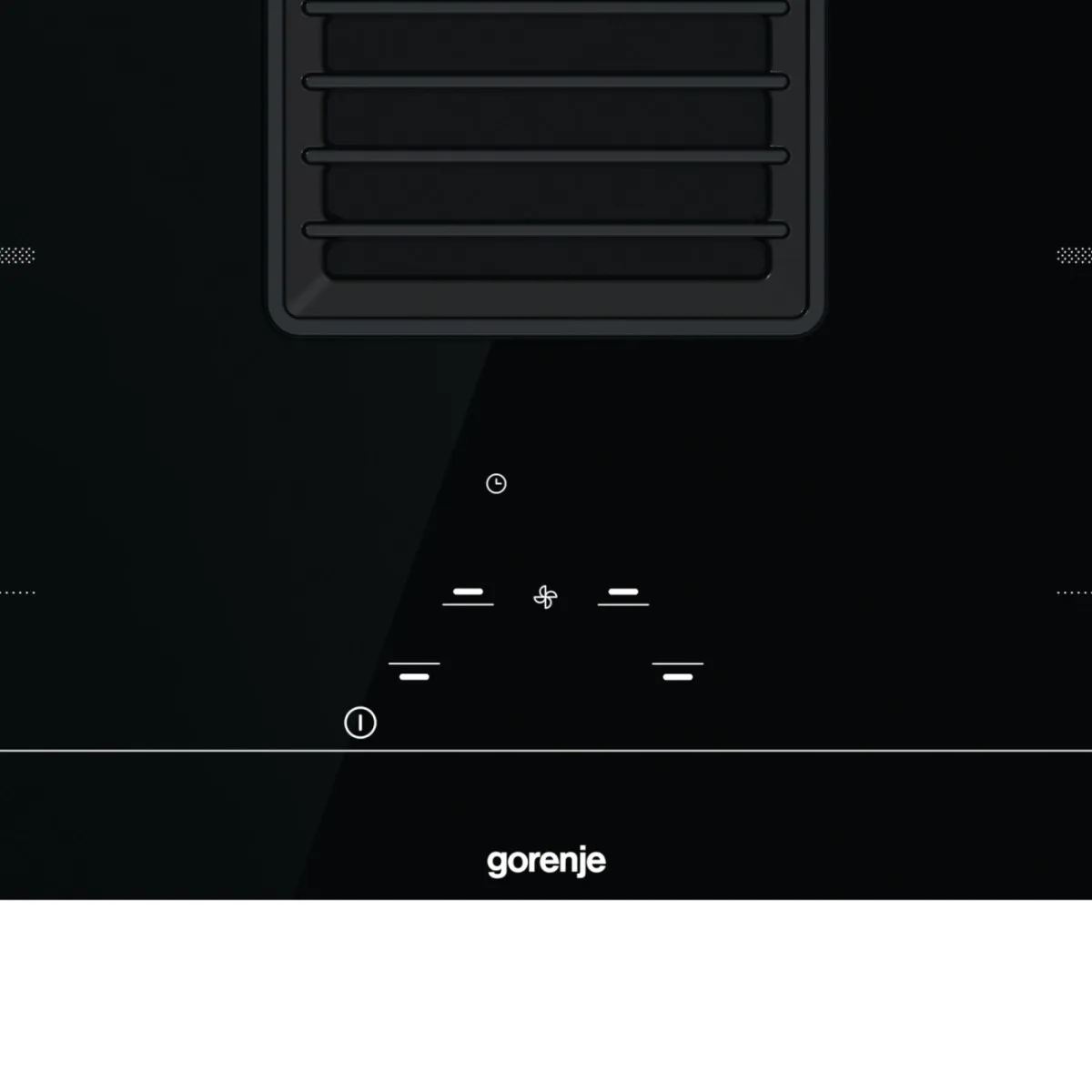 Варильна поверхня Gorenje індукційна 83см з витяжкою чорна для кухні з розширеною зоною 700м3/год