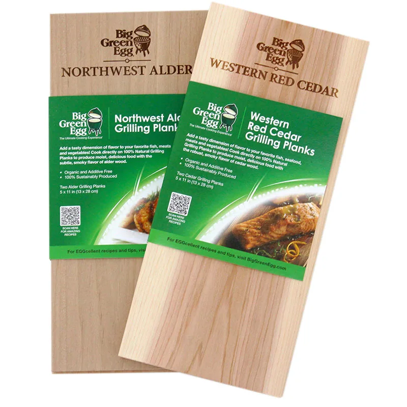 Планки для копчения Big Green Egg ольха 28 см натуральное дерево