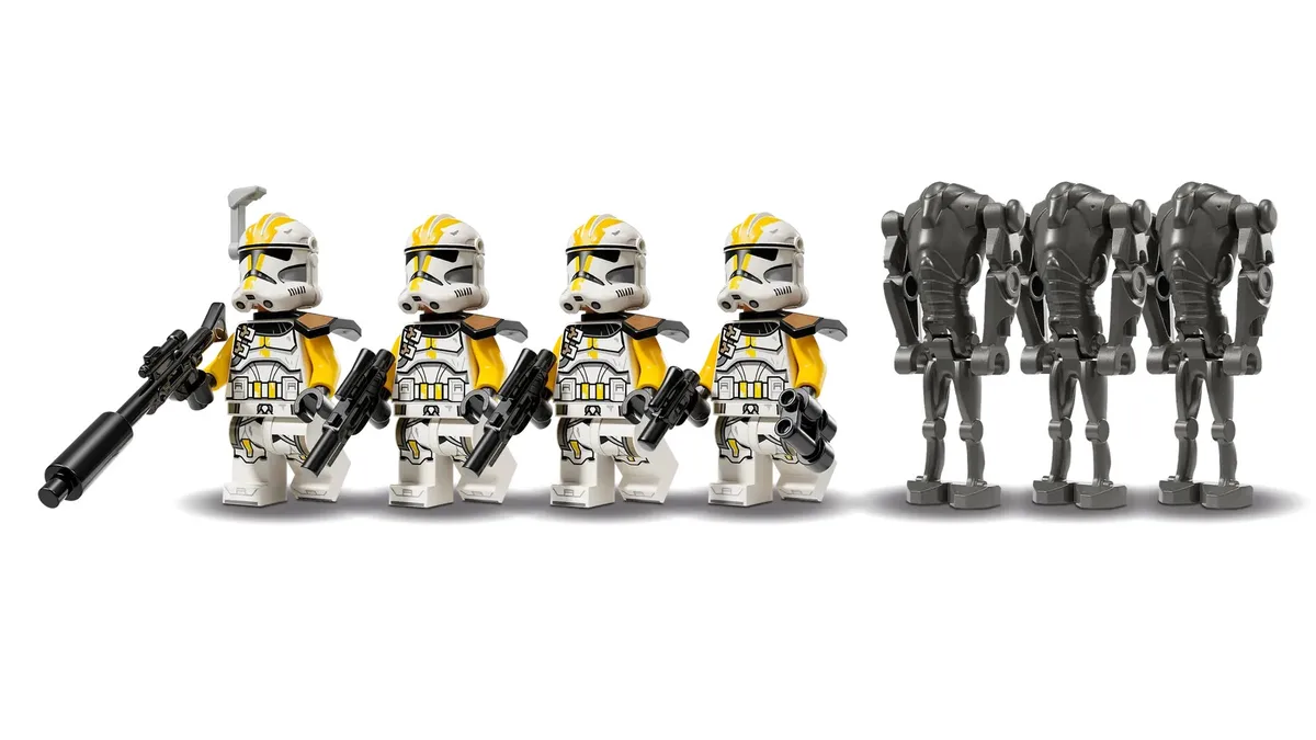 Конструктор LEGO Star Wars бійці-клони 327 корпусу 4 фігурки пластик 7+