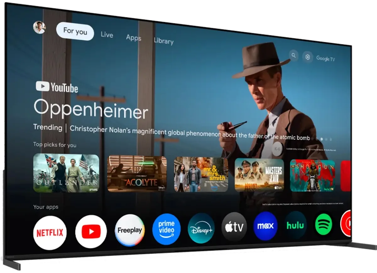 Телевізор 55" Sony OLED 4K 120Hz Smart GoogleTV Black