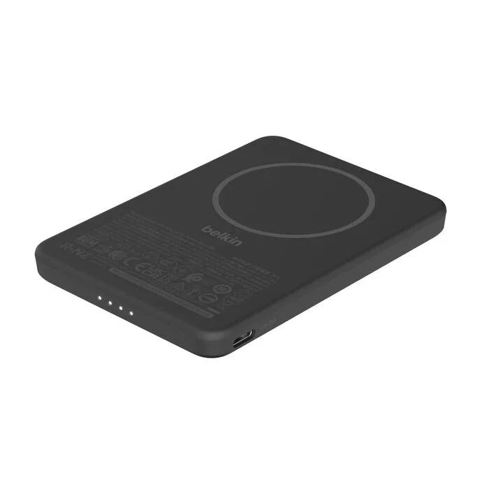 Портативный аккумулятор Belkin литийионный 5000 мАч черный Slim Magnetic