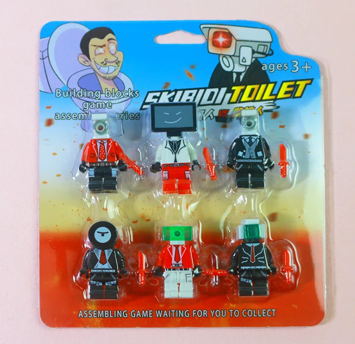 Набір фігурок LEGO ST 12 деталей пластик 19х16,5 см різні кольори