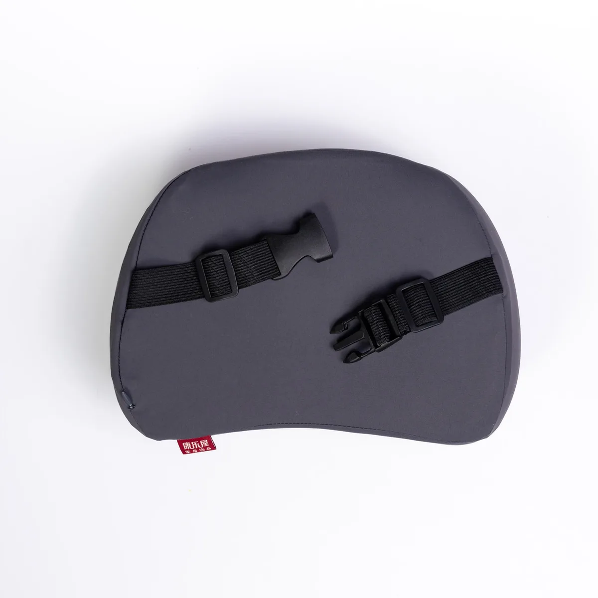Подушка підголовник ортопедична Memory Foam 30х20х13 см сірий