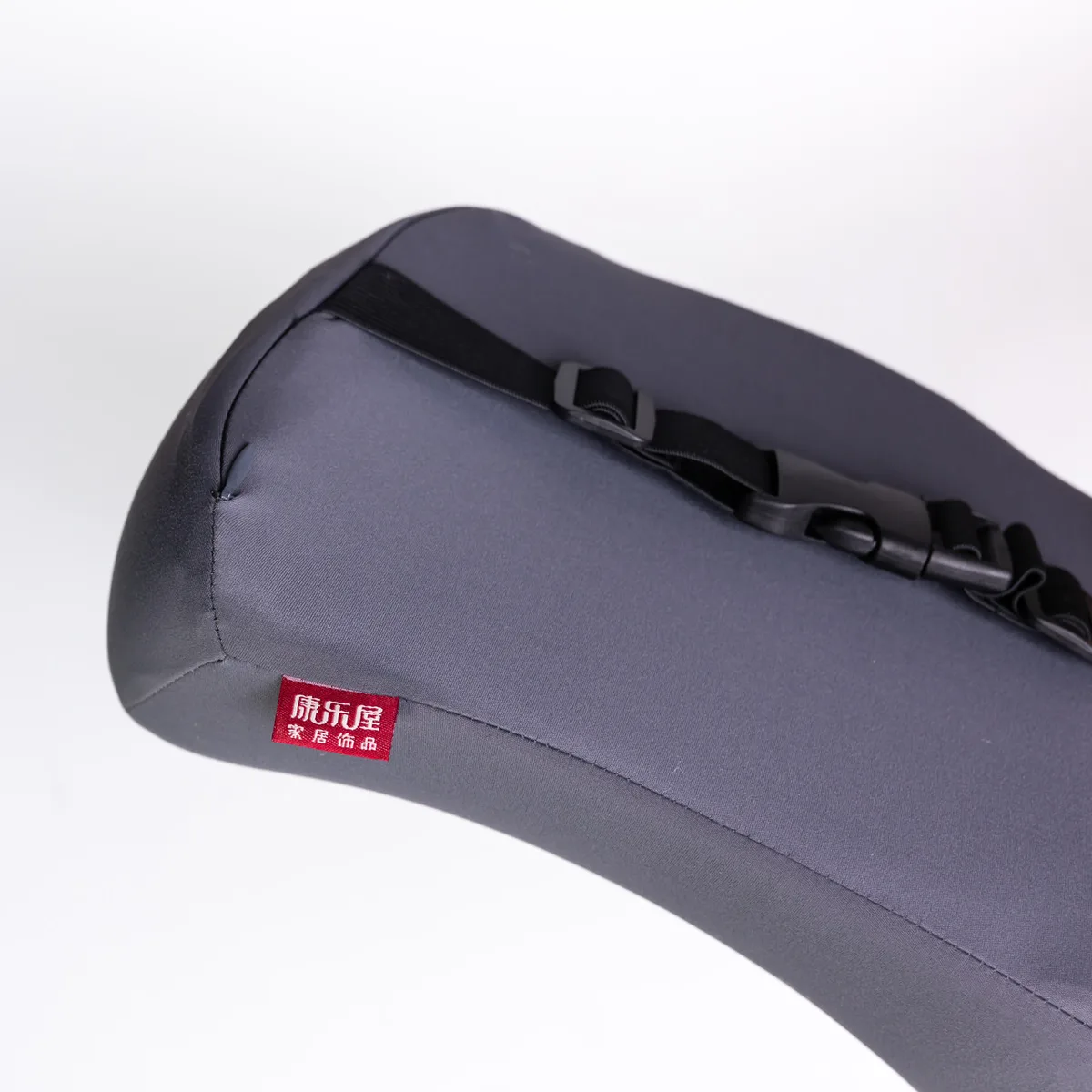 Подушка підголовник ортопедична Memory Foam 30х20х13 см сірий