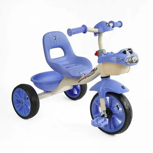 Велосипед триколісний Best Trike з кошиком для дітей сталева рама колеса EVA 10 дюймів 8 дюймів