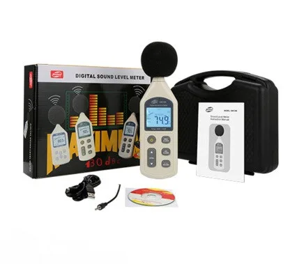Шумомір Benetech GM1356 30-130 дБ USB високочутливий 6 В