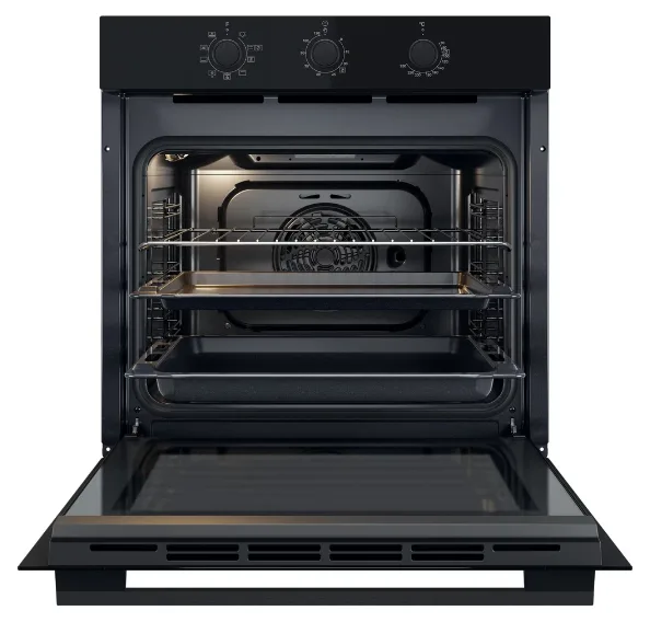 Електрична духова шафа Whirlpool 71 л гідролізний чорна