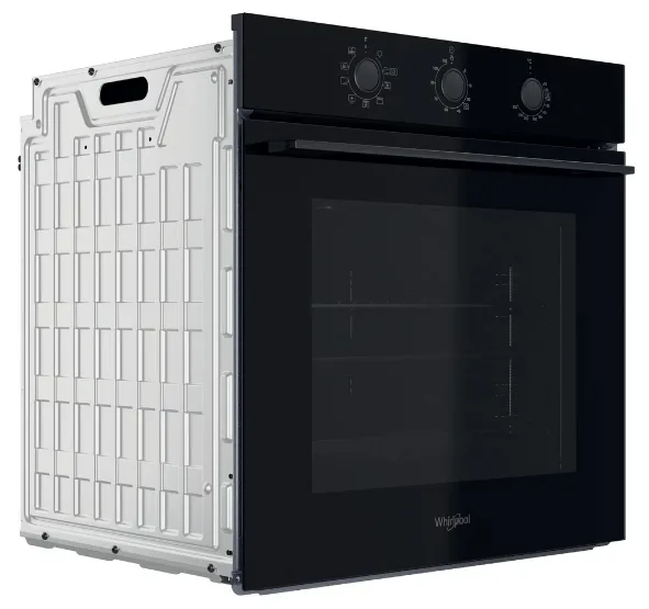 Електрична духова шафа Whirlpool 71 л гідролізний чорна