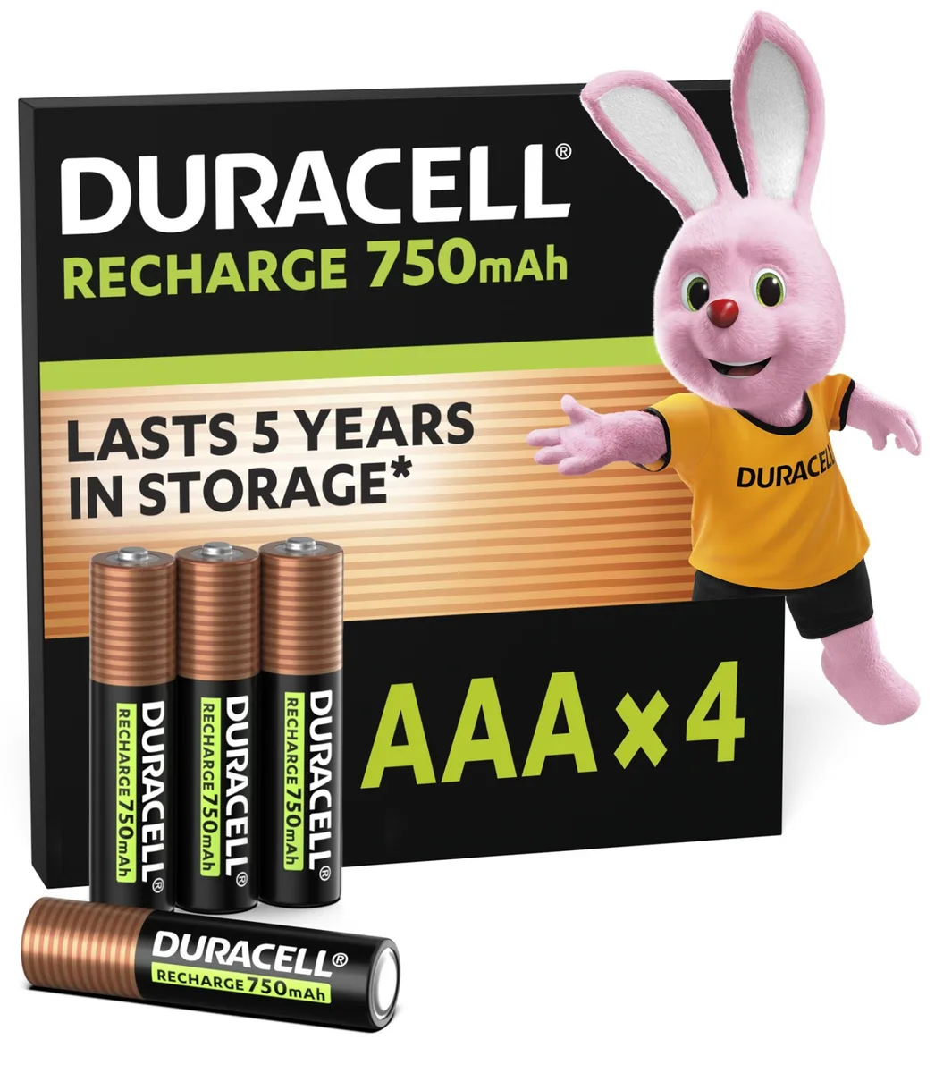 Акумулятори Duracell Ni-MH AAA 750 mAh 4 шт
