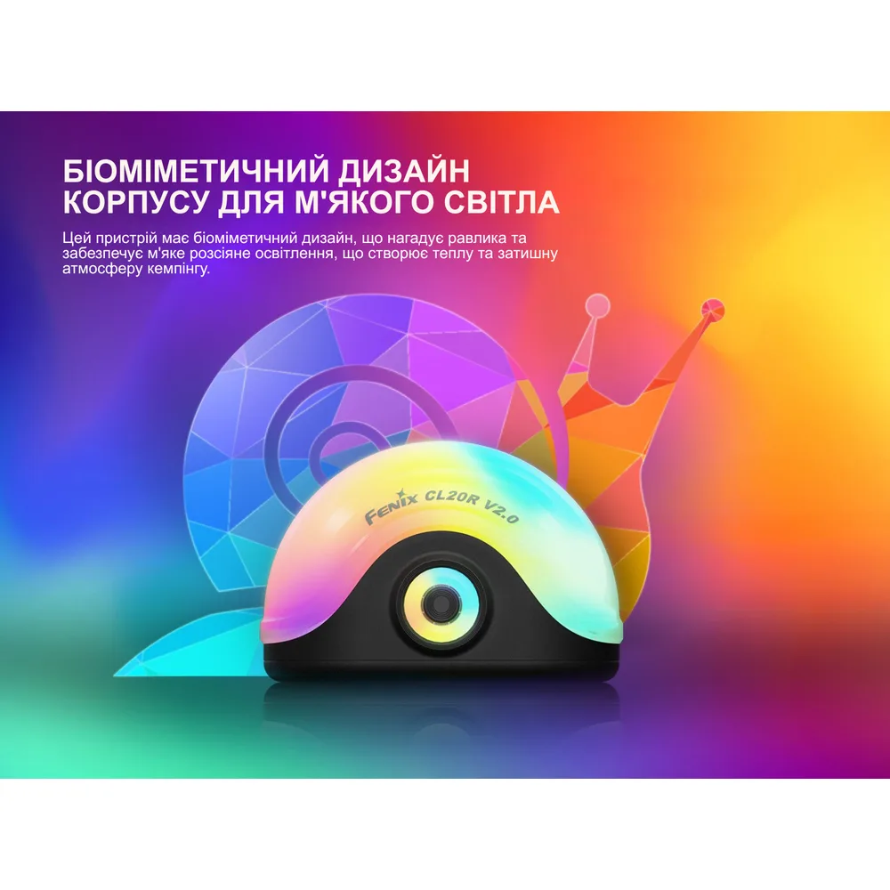 Ліхтар кемпінговий Fenix пластик 80х48х54 мм чорний