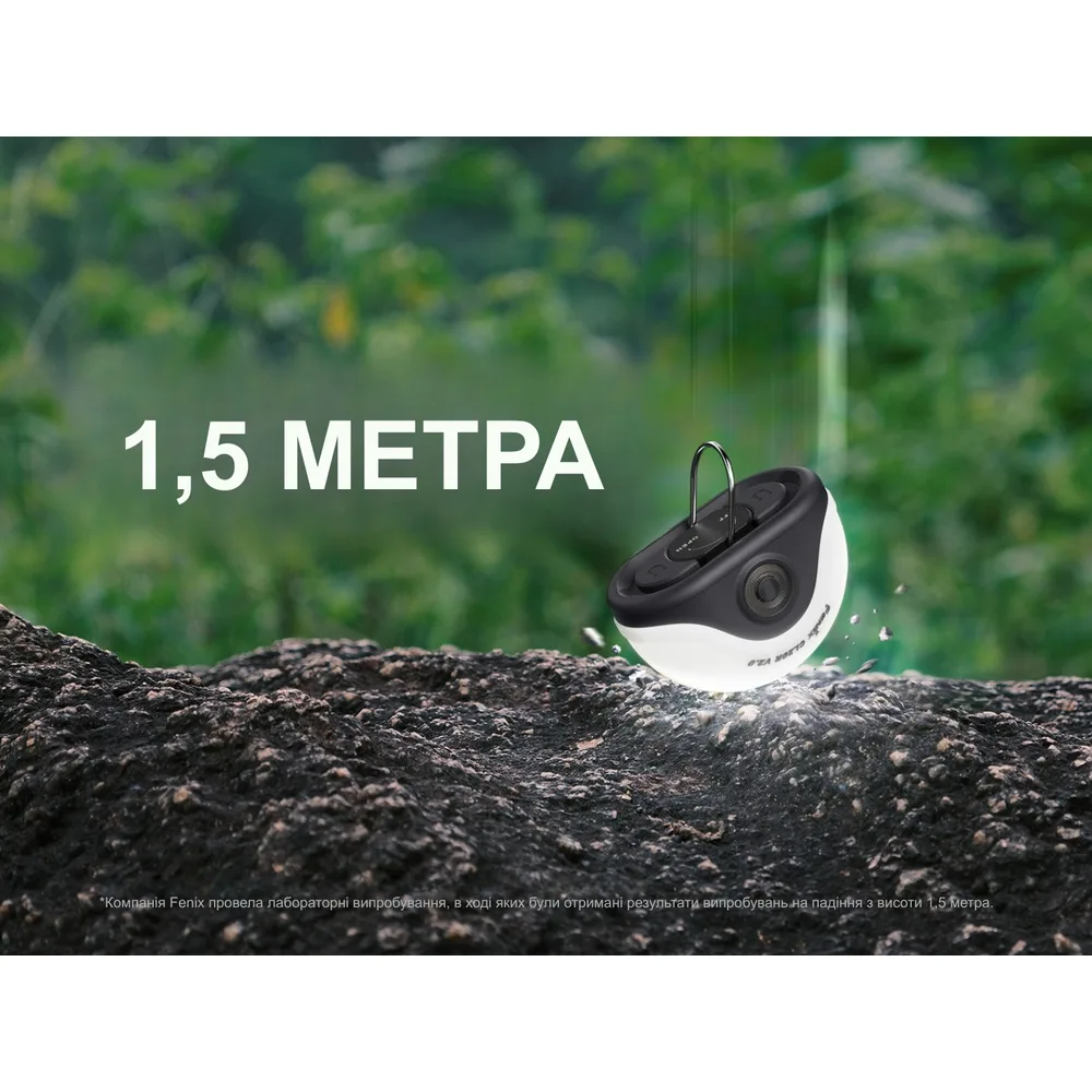 Ліхтар кемпінговий Fenix пластик 80х48х54 мм чорний