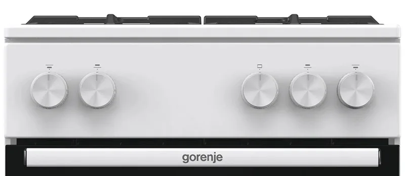 Газова плита Gorenje 4 конфорки емаль 50х85х59,4 см біла 70 л