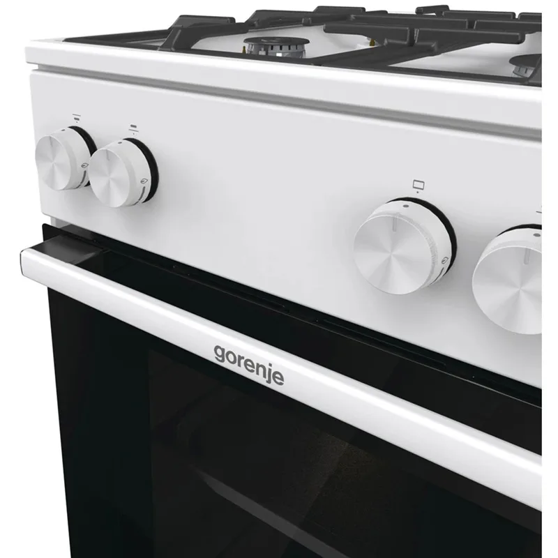 Газова плита Gorenje 4 конфорки емаль 50х85х59,4 см біла 70 л