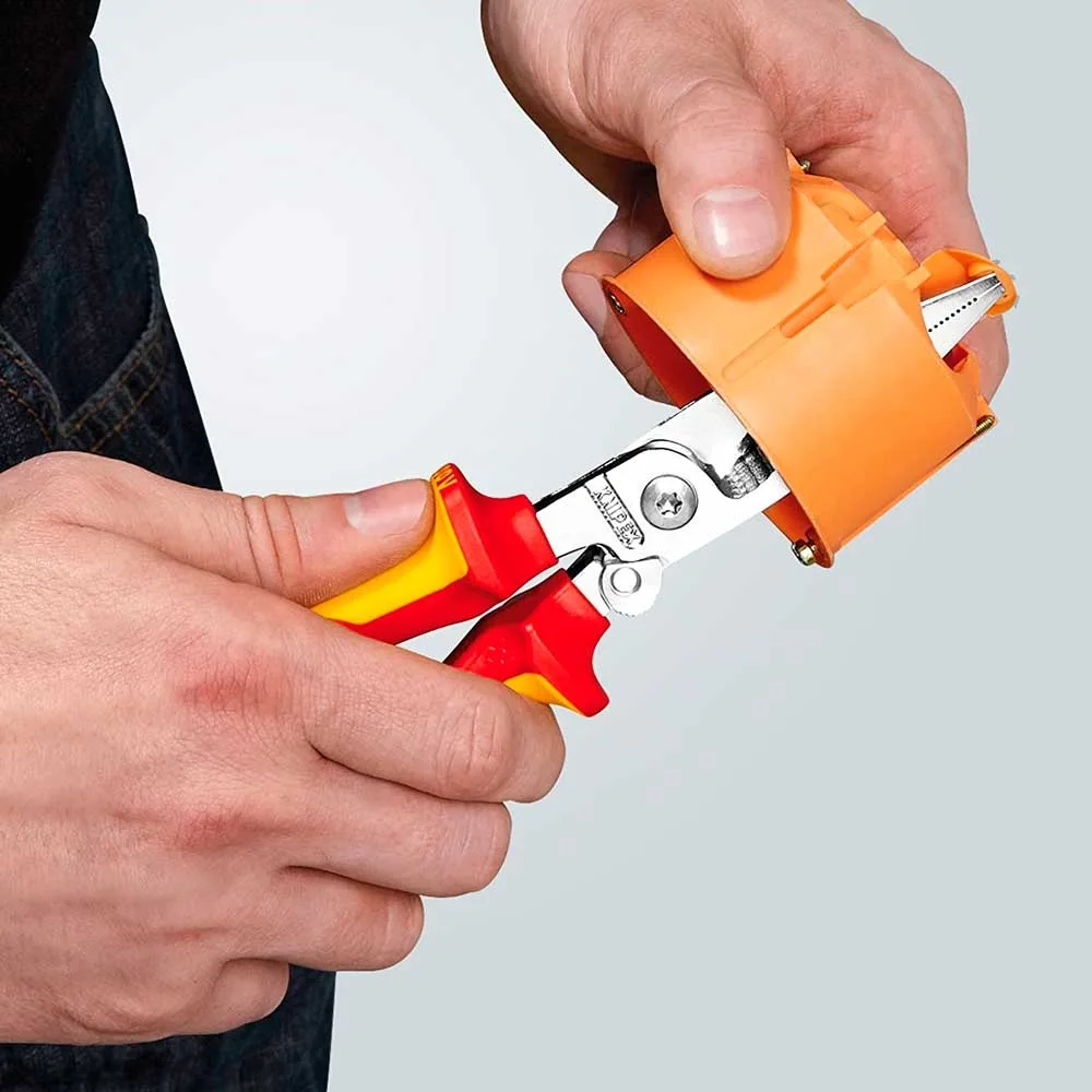 Клещи многофункциональные KNIPEX сталь 200мм диэлектрические
