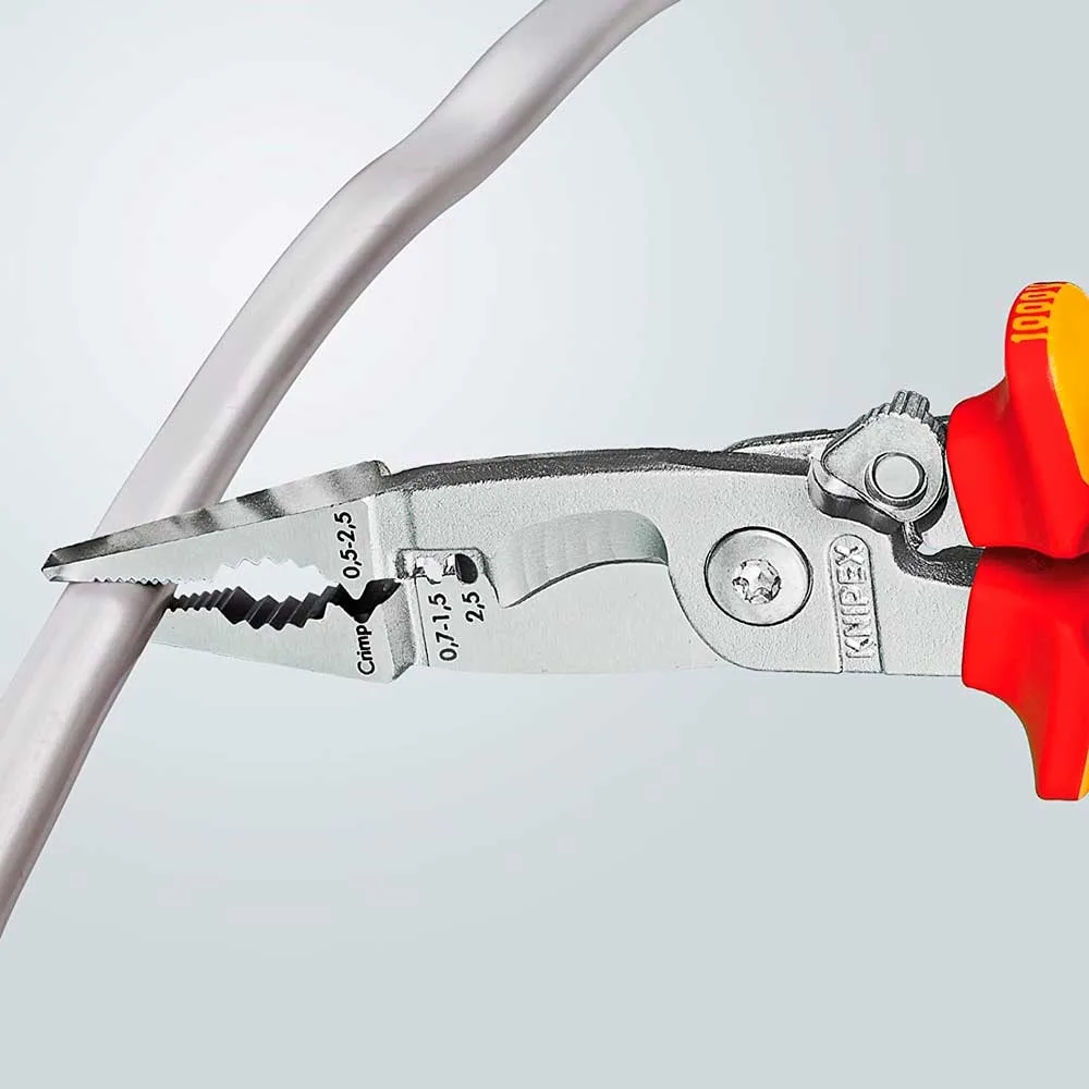 Клещи многофункциональные KNIPEX сталь 200мм диэлектрические
